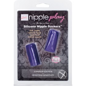Nipple Play Silicone Nipple Suckers Purple