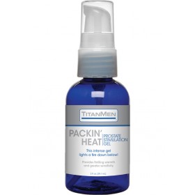 TitanMen Packin` Heat Prostate Stimulation Gel 2 Ounce Pump