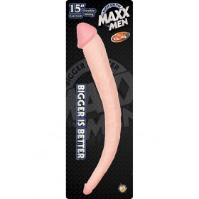 Maxx Men Curved Double Dong 15 Flesh