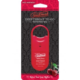 Goodhead Deep Throat To Go Oral Anesthetic Spray Cherry .33 oz
