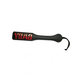 Sex And Mischief Vinyl Baby Paddle Black And Red