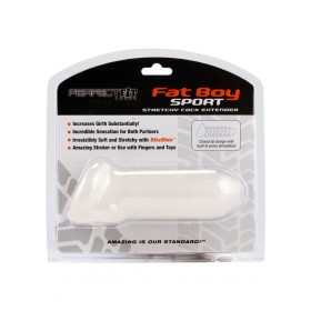 Fat Boy Sport Stretchy Cock Extender Sleeve Clear 6.5 Inch
