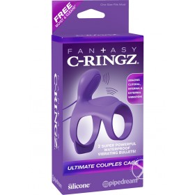 Fantasy C Ringz Ultimate Couples Cage Cockring Purple
