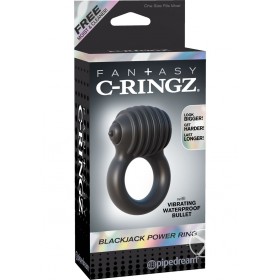 Fantasy C Ringz Blackjack Power Ring Cockring Black