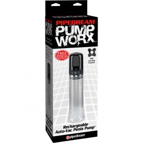 Pump Worx Rechargeable Auto Vac Penis Pump 7.5 Inches