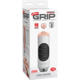 Pipedream Extreme Mega Grip Squeezable Pussy Stroker Black