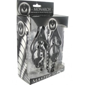 Master Series Monarch Noir Nipple Vice Clamps Black