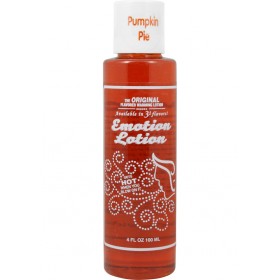 Emotion Lotion Flavored Water Based Warming Lotion Pumpkin Pie 4 oz
