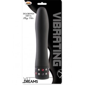Wet Dreams Diamond Diva Play Vibe Black