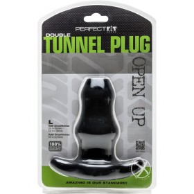 Double Tunnel Plug Large Black