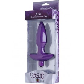 Aria Silicone Vibrating Anal Plug - M