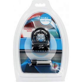 Vibrating L Double Cock Ring