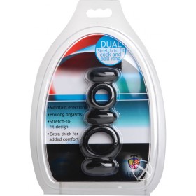 Dual Stretch To Fit Cock and Ball Ring