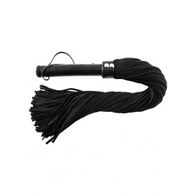 Rouge Suede Flogger Leather Handle Blk