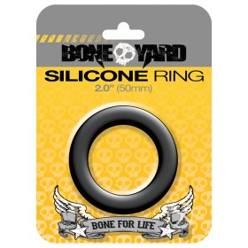 Boneyard Silicone Ring 50mm Black