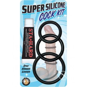 Super Silicone Cock Kit W/sta Hard .5 Oz