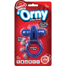 Orny Vibrating Ring Blue