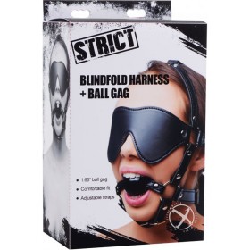 Strict Eye Mask Harness W/ball Gag