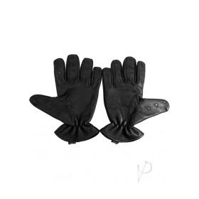 Rouge Vampire Gloves Black Medium