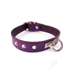 Rouge O Ring Studded Collar Pur