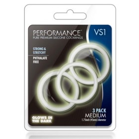 Performance Ring Vs1 Med Silicone Wht