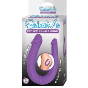 Seduce Me Curved Double Dong Purple