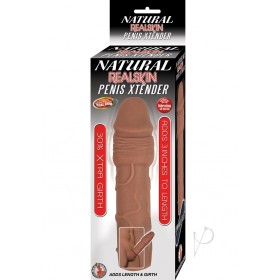 Natural Realskin Penis Xtender Brown