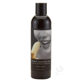 Edible Tropical Massage Oil Banana 8 Oz
