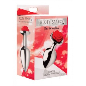 Booty Sparks Red Rose Anal Plug Md