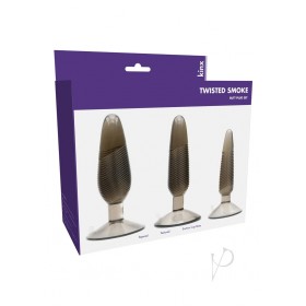 Kinx Twisted Smoke Butt Plug Set Os