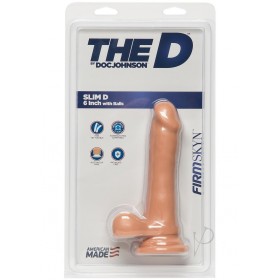 The Slim D Firmskyn W/balls 6 Vanilla