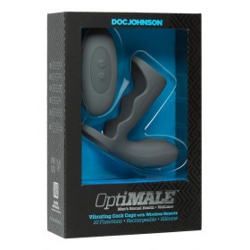 Optimale Vibe Cock Cage W/ Remote Slate