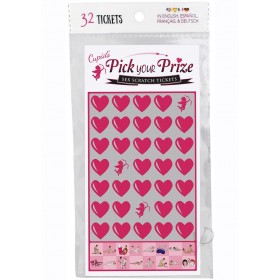 Cupids Pick Your Prize Ticket 32/bag