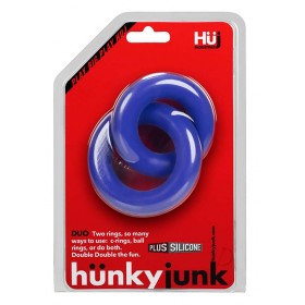 Duo Link Cock/ball Rings Cobalt