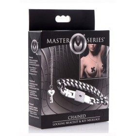 Ms Chained Locking Bracelet W/ Neck Key