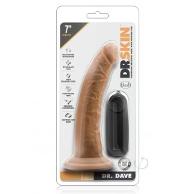 Dr Skin Dr Dave Vibe Cock W/suction Moch