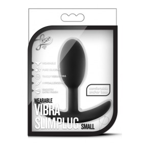 Luxe Wearable Vibra Slim Plug Sm Blk