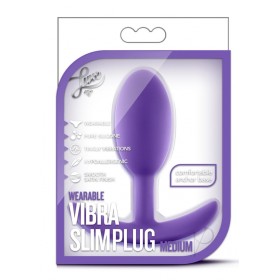 Luxe Wearable Vibra Slim Plug Med Purp