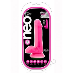 Neo Elite Dd Cock W/balls 6 Pink