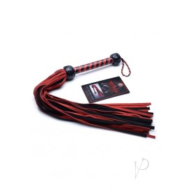 Mis Black And Red Suede Flogger