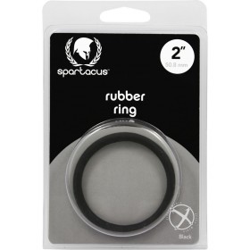 Rubber Cock Ring 2 Inch Black