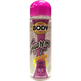 Body Action Supreme Gel Water Based Lubricant 8.5 Ounce
