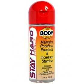 Body Action Stayhard Water Based Lubricant 2.3 Ounce
