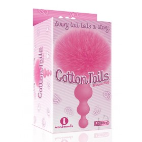 The 9 Cottontails Bunny Plug Beaded Pnk