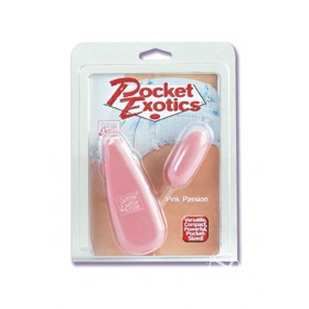 Pocket Exotics Pink Passion Bullet Multispeed 2.1 Inch Pink