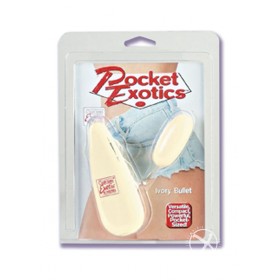 Pocket Exotics Ivory Bullet Multispeed 2.1 Inch Ivory