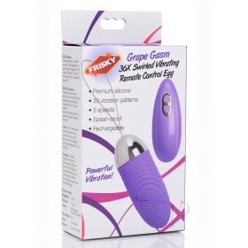 Frisky Grape Gasm Remote Egg Purple