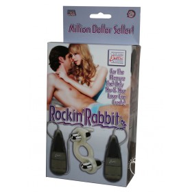 Rockin Rabbit With Removable Vibrating Bullets White