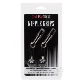 Nipple Grip Weight Tweezer Clamp Silver