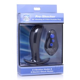 Zeus Pro Shock 8x Prostate Plug Black